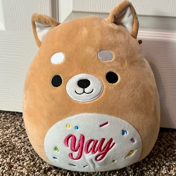 Squishmallow Angie Celebration Dog 10 inch plush - Picture 1 of 6